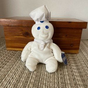 1997  Pillsbury‎ Doughboy Stuffed Plush Beanie Doll  Collectible W/Tag